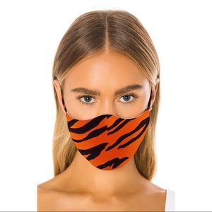Lovers + Friends Animal Tiger Print Face Mask